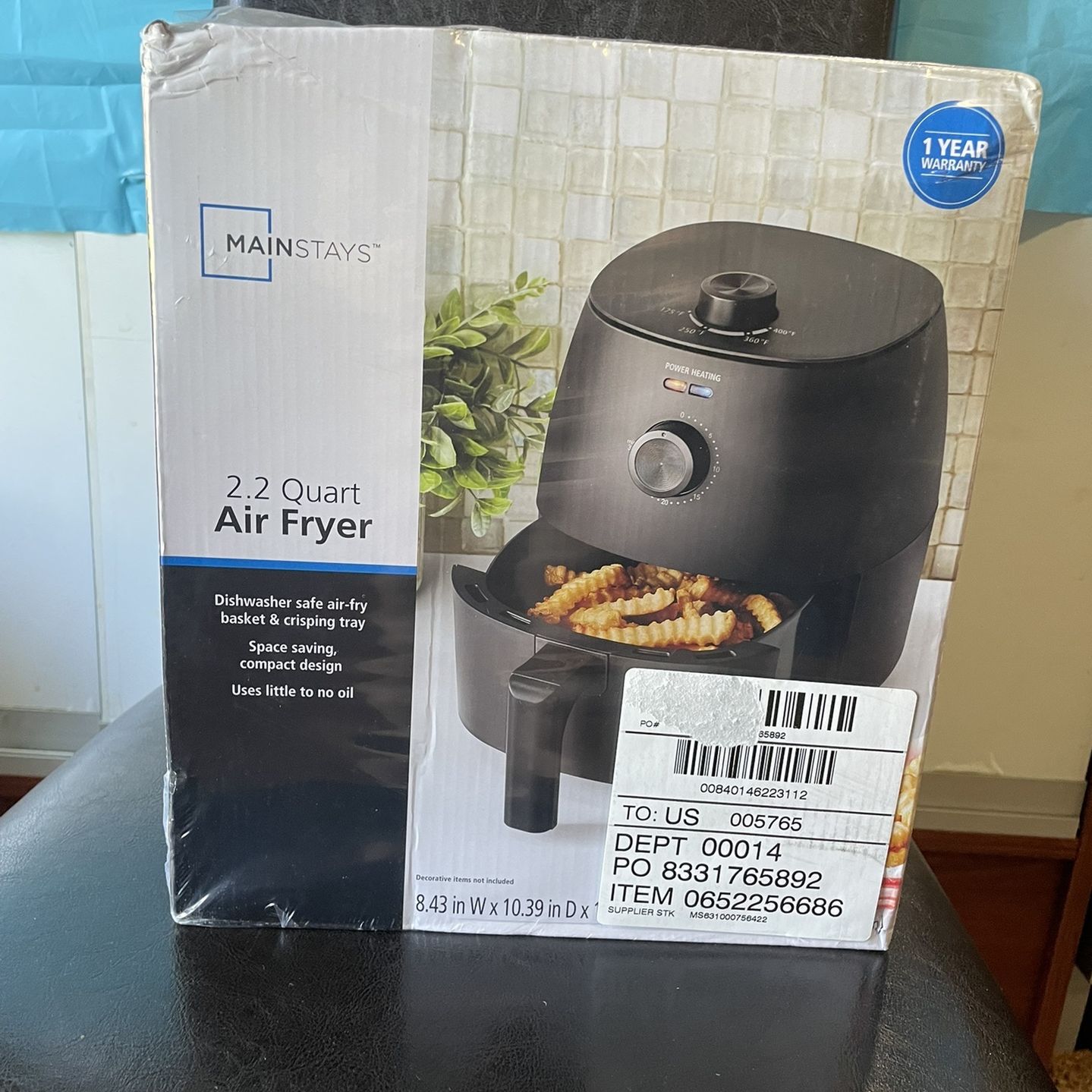 BRAND NEW mainstays Air Fryer 