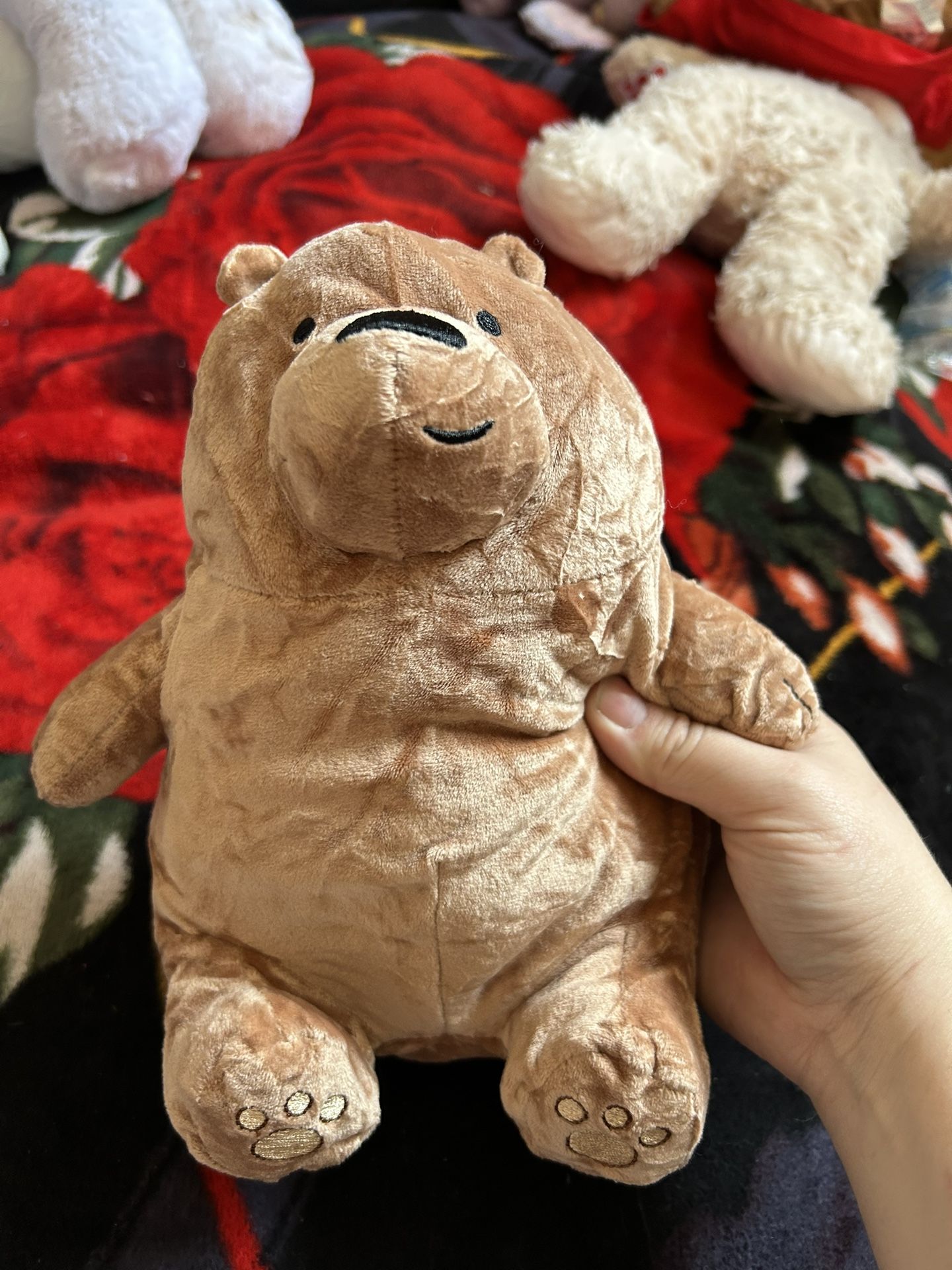 We Bare Bears Brown Bear Gristle Bear Plus Plushie Toy