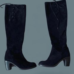 Fiorentini+Baker Leather Black for Women Bakerheeled Emma Knee High Boot