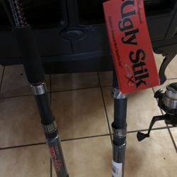  Shakespeare Ugly Stik Rods 2 Brand New $25 Each Or $45 For Both