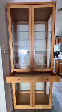 Curio Cabinet with drawer