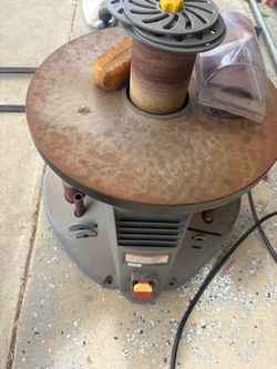Central Machinery 14 in. Oscillating Spindle Sander.
