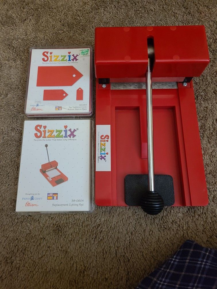 Original Red Sizzix Die Cut Machine