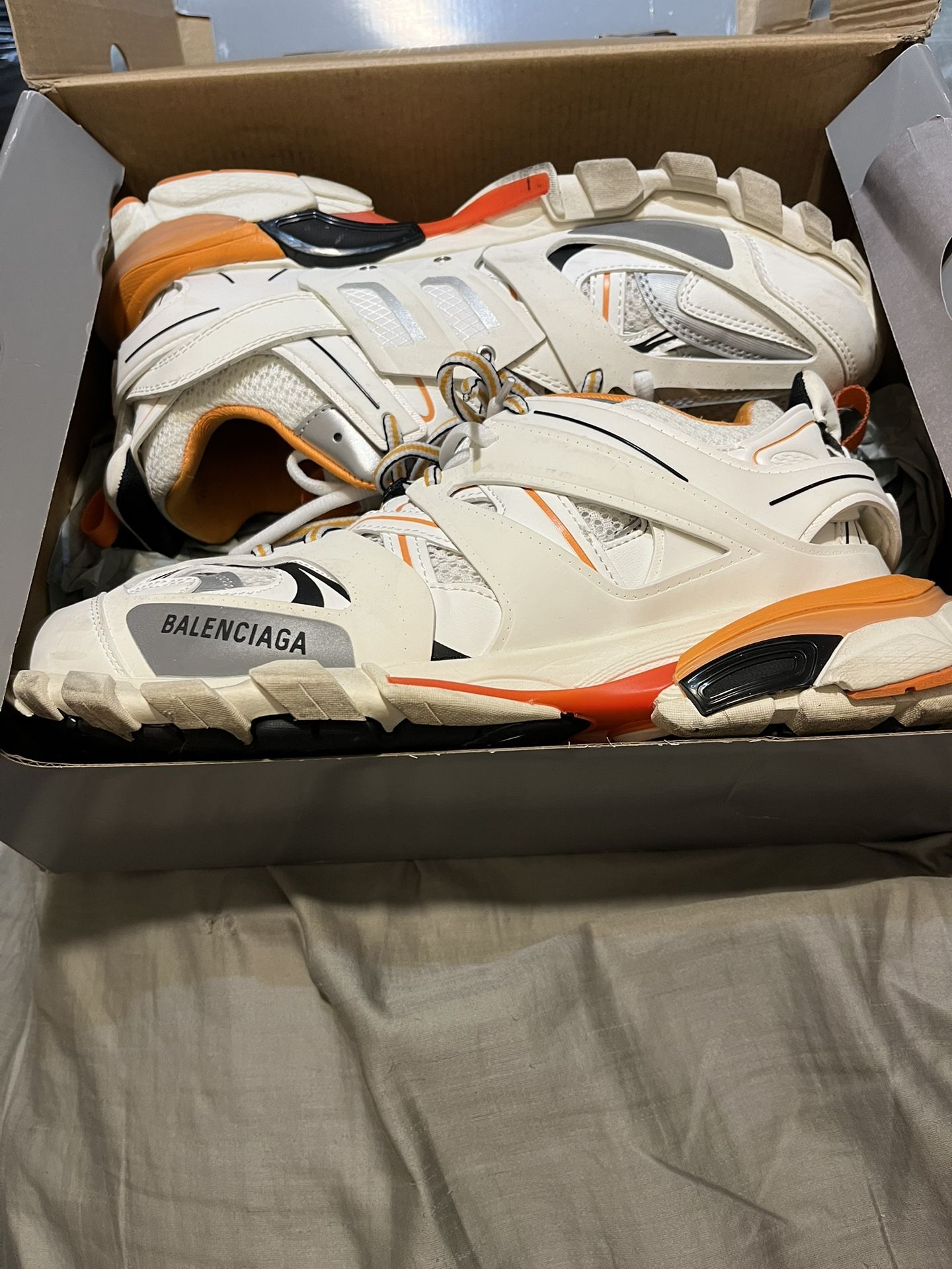Balenciaga Orange White