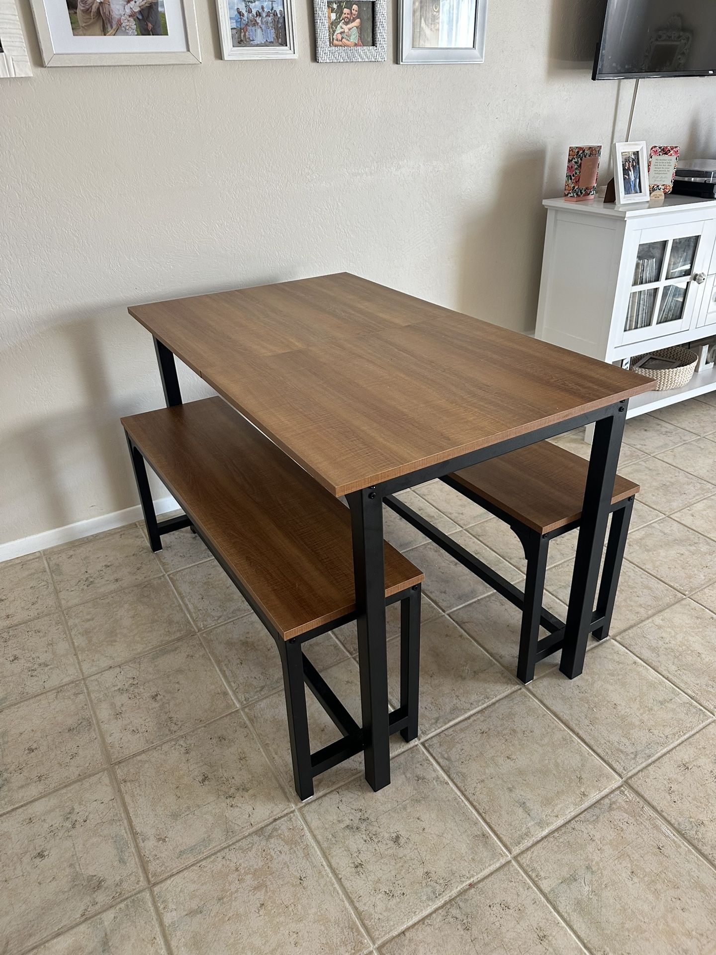 Dining Table And Benches