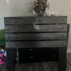 bed frame with night stand