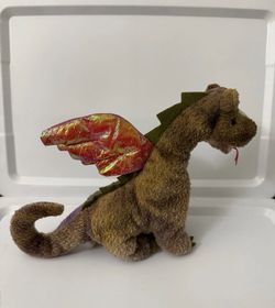 Vintage TY Scorch the Dragon Beanie Baby 1998 #4210 Retired