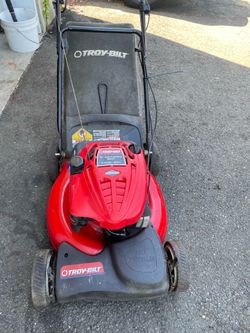 Troy bilt rear bag push lawn mower