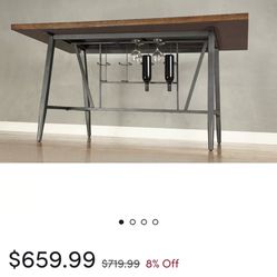 Dinning Table With Wine Rack