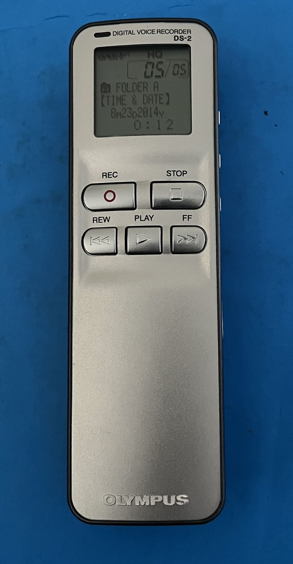 Excellent working Olympus DS-2 Digital Voice Recorder Handheld w/ 2X AAA battery