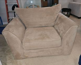 Chair and a half  (carmel color)
