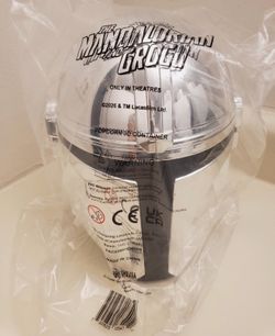 Mandalorian helmet popcorn bucket
