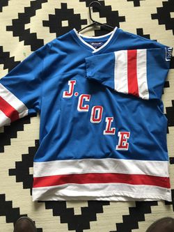 Men's Sports Fan Clothing Forest Hills Dr. 14 J.Cole Ice Hockey Jersey Blue  