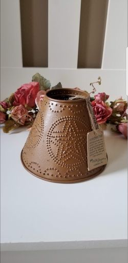Small Metal LAMPSHADE 6"×3"×5" Brand New!