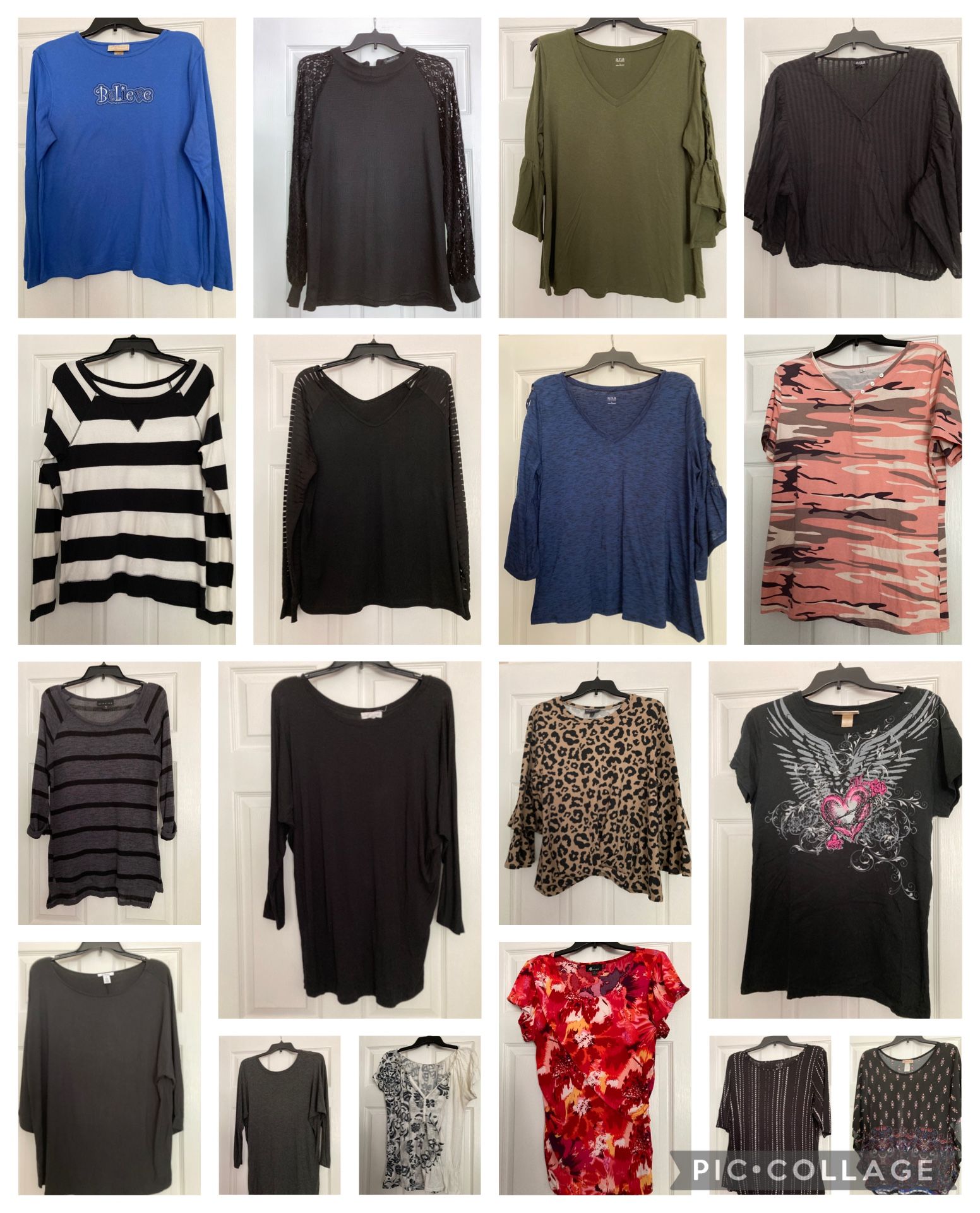 Ladies Large Gently Worn Tops