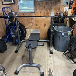 Bench And Barbell