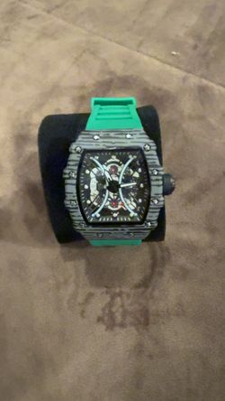 Rm style mens watch skeleton