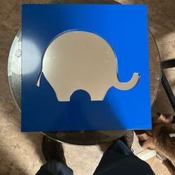 Elephant Mirror Pair For Baby/child Room