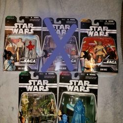 *** 4, 2006 STAR WARS SAGA COLLECTION ACTION FIGURES NM & NOC ***
