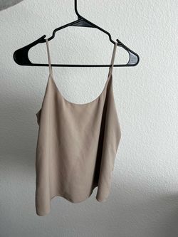 Nordstrom Tan Workwear Flowy Tank