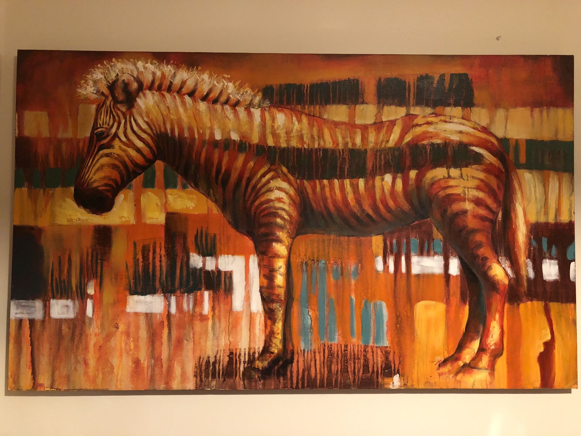 Gorgeous Zebra painting