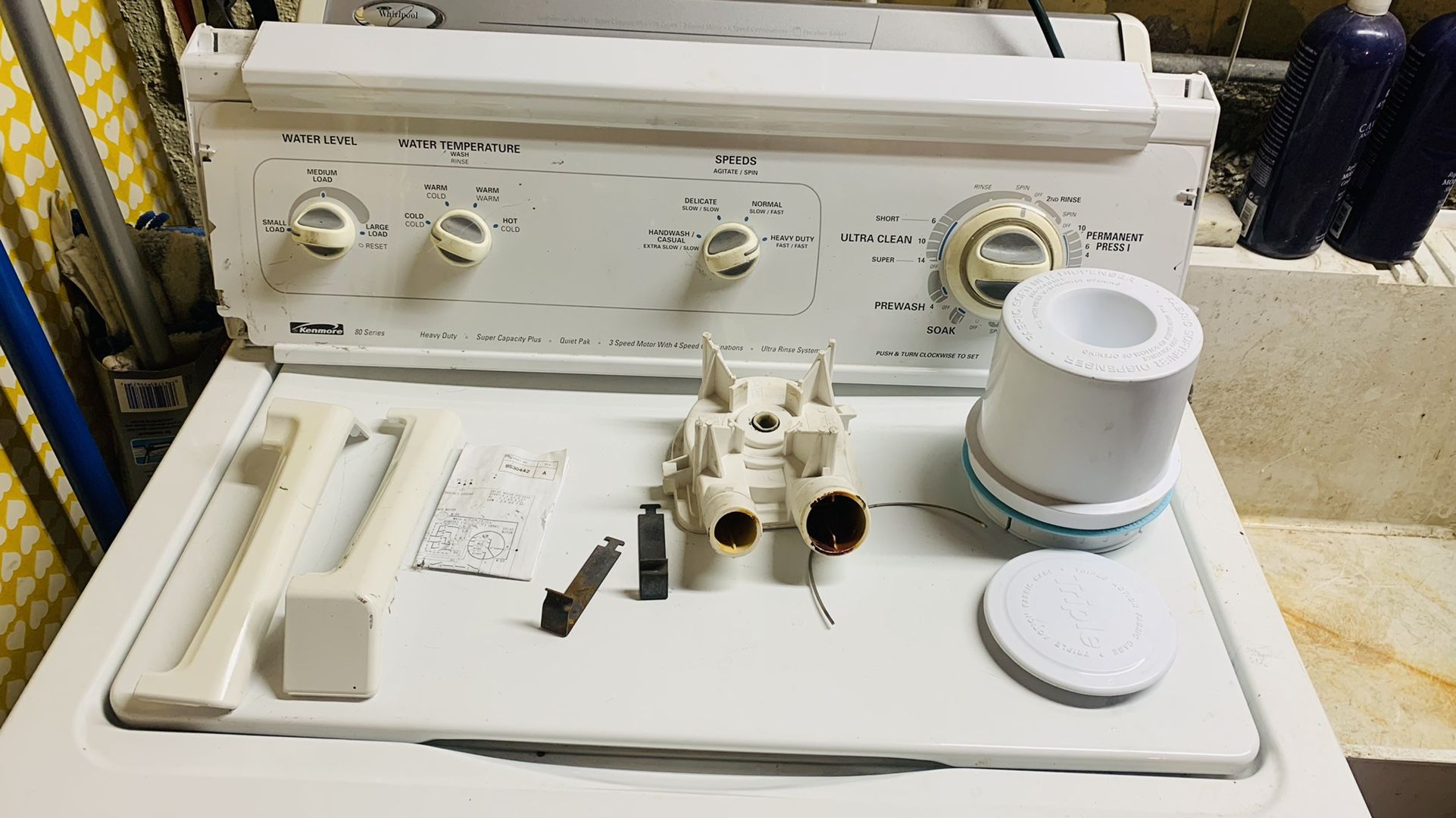 Kenmore Washing Machine Control Panel