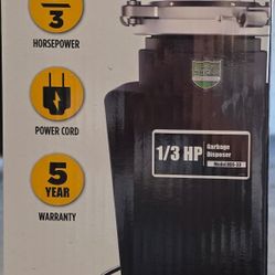 New Garbage Disposal 