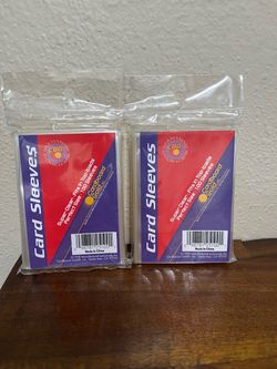 Vintage Cardboard Gold 100ct Clear Protective Card Sleeves