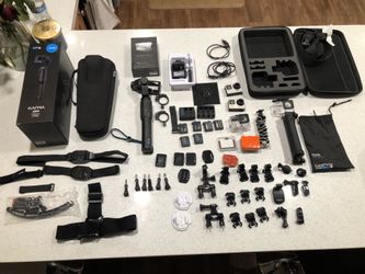HUGE 2 GoPro hero lot w/karma grip