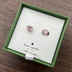 $32 for Kate Spade ♠️ Pink Gold Stud Earrings