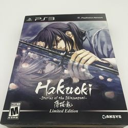 HAKUOKI: Stories of the Shinsengumi Limited Edition - PlayStation 3
