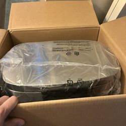 brand new stainless steel trash container ( still in box)