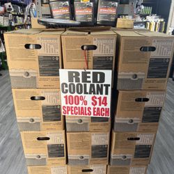 Red Antifreez Coolant %100 Concentrate 