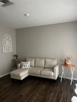 Compact L-Shaped Couch. Perfect for Studio Apartments / Small Spaces