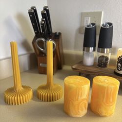 Yellow Lot Of NEW candles!!