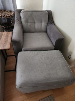 Chair and ottoman