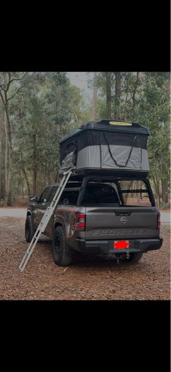 James baroud rooftop tent + Tuwa pro bed rack