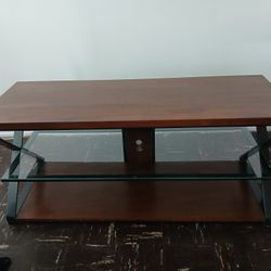 Center Wood and Glass Table