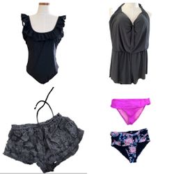 Swimsuits Bikini Bottoms Lace Cover Shorts