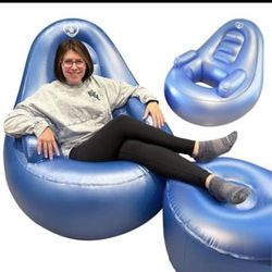 New Inflatable Chair And Ottoman