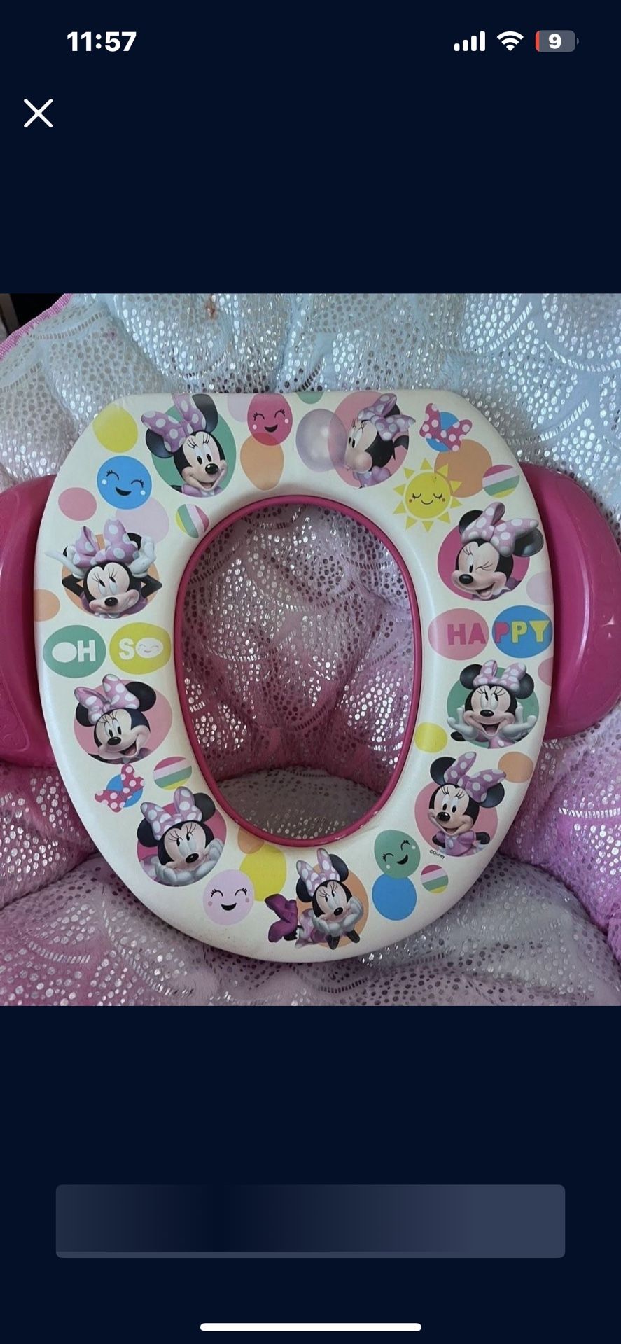 Minnie Mouse Potty Training Seat