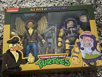 Ace Duck and Mutagen Man Turtle Figures NECA $25
