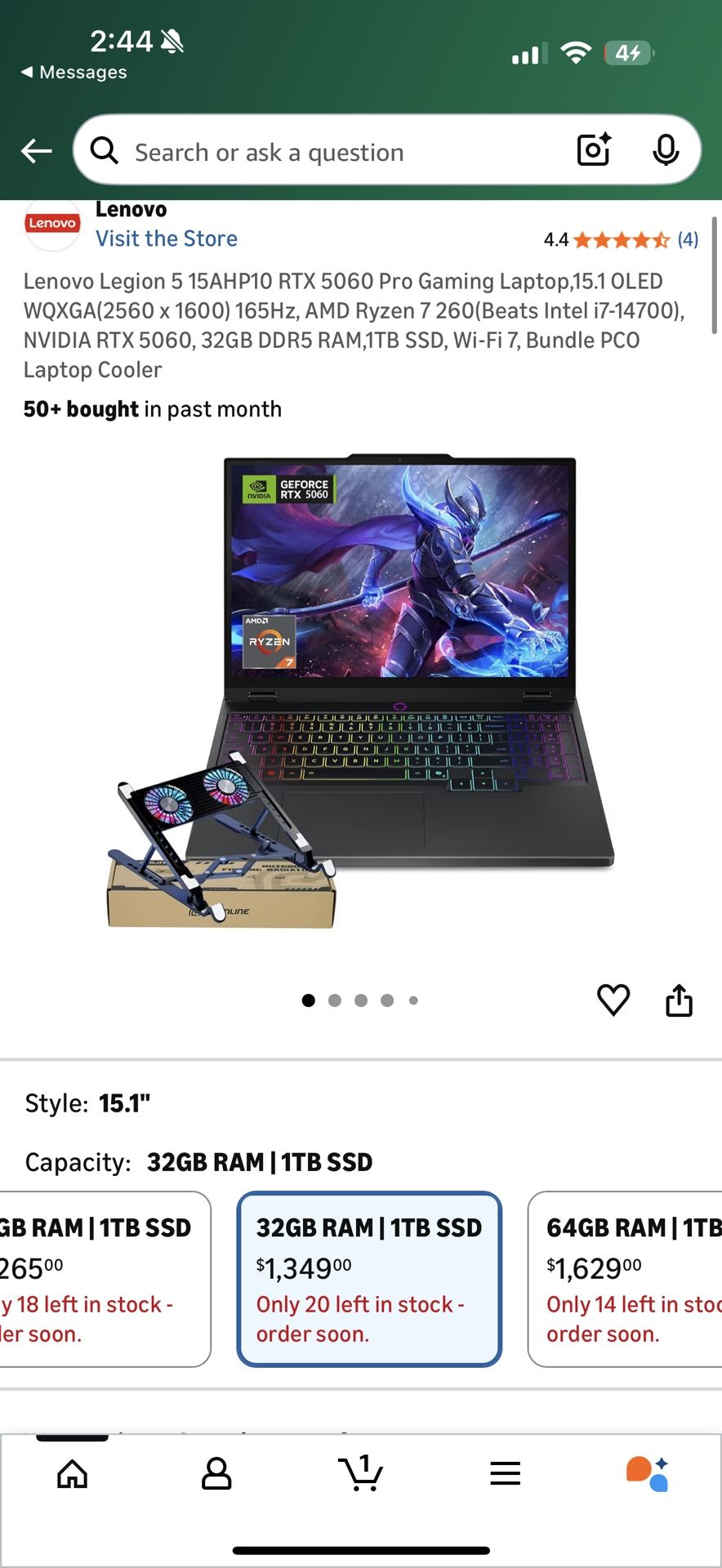 Gaming Laptop RTx 5060