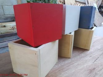 Wood boxes cajas