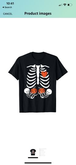 Twin Maternity Halloween Shirt