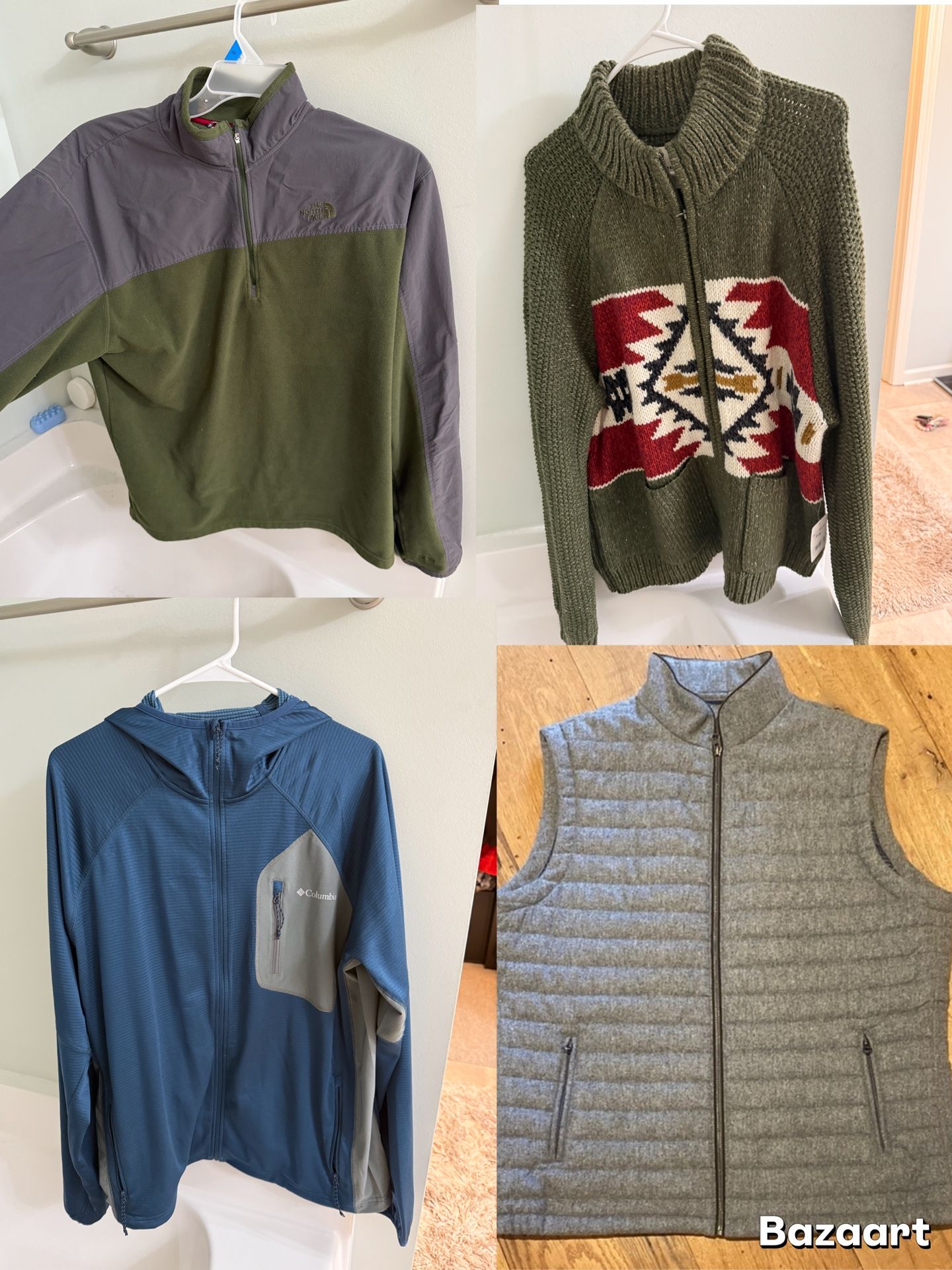 Lot Of Men’s Jackets. All Large. North Face, Lucky Brand, Columbia, Joseph Banks