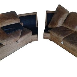 Brown Leather Couch