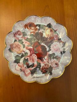 Victorian collector plate