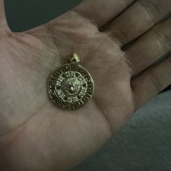 Golden Hollow Pendant 