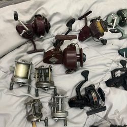 Fishing rods and reels. Both saltwater and freshwater, high-end, custom, and namebrand made. I have both modern and a vintage of both rods And Reels. 